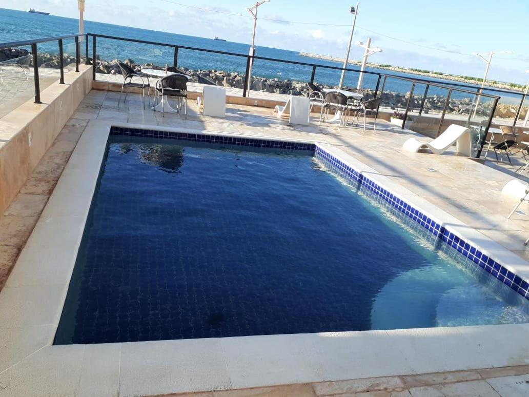 포르탈레자 205 Flat Mobiliado Com Vista Lateral Mar Na Praia De Iracema 아파트 외부 사진